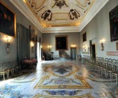 Palazzo Conte Federico - Pavimento di un salone interno