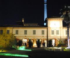 Illuminazione serale per il matrimonio
