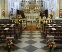 Addobbo floreale chiesa