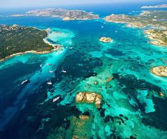 panoramica dall'alto dell'isola