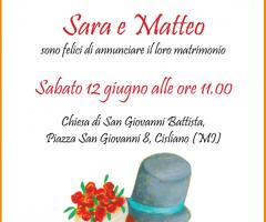 Partecipazioni Matrimonio – Bouquet