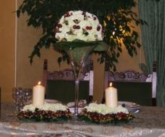 Addobbo floreale per il matrimonio