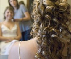 Foto dell\'acconciatura della sposa