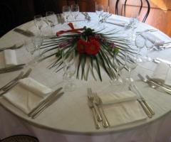 Centrotavola per il ricevimento di matrimonio