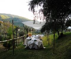 Agriturismo Al Regio Tratturo - Allestimento dei tavoli per il matrimonio