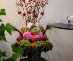 Allestimento floreale per il ricevimento di matrimonio