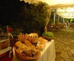 Buffet per il ricevimento di matrimonio