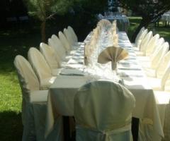 Tavoli per il banchetto nuziale