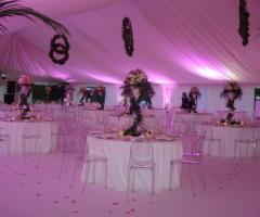 Armonie in viola per il ricevimento di nozze