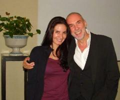 Sonia Sangiorgio, truccatrice professionale, insieme a Diego Della Palma