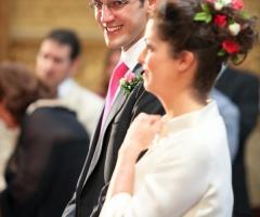 Sposi durante la cerimonia