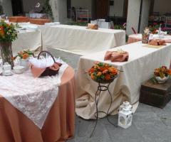 Allestimento buffet vintage