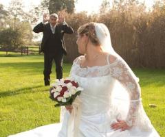 Un momento di divertimento durante lo shooring