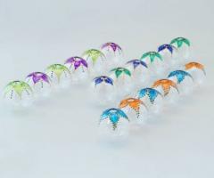 Sfere in vetro decorate