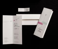 Partecipazioni e inviti per il matrimonio - Modello Deseo