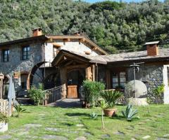 Ingresso al ristorante della Locanda Le Macine Del Confluente