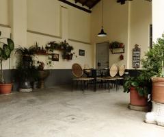 Porticato per il pranzo di matrimonio