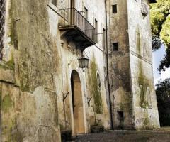 Dettaglio dell'entrata del castello