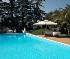 La sposa alla location di matrimonio - Villa per il matrimonio a Rieti