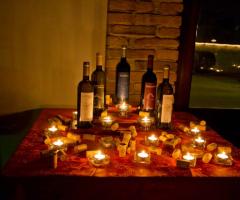 L'angolo dei vini scelti con cura dallo staff dell'agriturismo