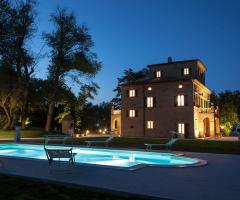 Gli esterni di Villa Nena