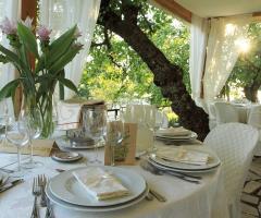 Dettaglio della mise en place