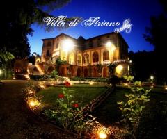 Facciata notte - Villa di Striano