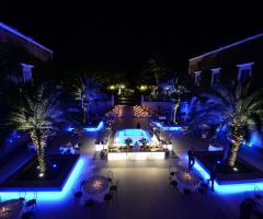 Villa Carafa - Location di nozze illuminata di sera