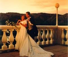 Il bellissimo panorama che si ammira dalla terrazza della villa