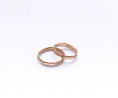 Marea
Fedi in oro 750/oo
un parte lucida e parte mossa.