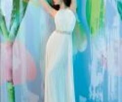 Atelier Di Benedetto Sergio - Abito da sposa senza maniche e gonna liscia