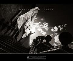 Foto in penombra degli sposi - Federico Malagola Photographer