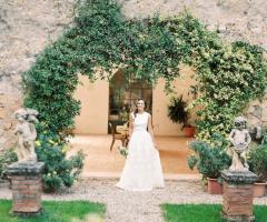 Villa Vanzetti - Le foto della sposa in giardino