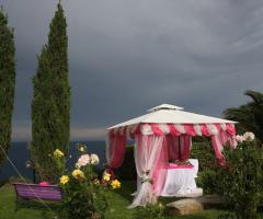 Gazebo per la torta nuziale - Il paradiso di Manù
