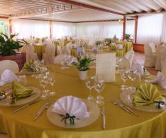 Mise en place per il matrimonio