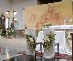 Addobbo floreale chiesa