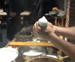 Preparazione della burrata