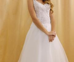 Ateleba Sposa - Abito da sposa in seta e cristallo