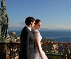 Grand Hotel Parker's - Gli sposi sulla terrazza