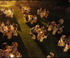 Tavoli per il matrimonio al Castello di Meleto 