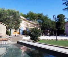 Fontana della location per le nozze