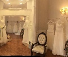 Vista sull'interno dell'Atelier Gedy Martone Sposa