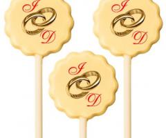 Roberto Golfieri - Lecca lecca con iniziali sposi