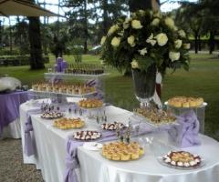 Ricevimento di nozze in giardino 