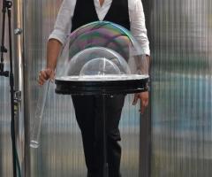 Bolle di sapone al matrimonio