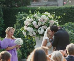 Baci di nozze a villa D'Este