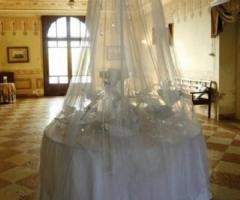 Allestimento per il ricevimento di nozze