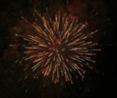 Fuochi d'artificio presso la location di nozze