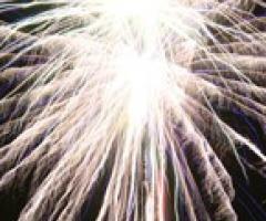 Giochi d'artificio per il matrimonio