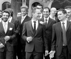 Lo sposo con gli amici